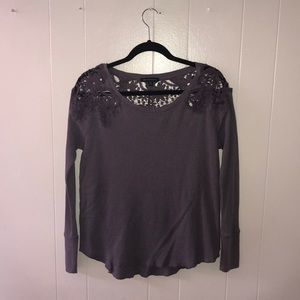 Plum thermal shirt
